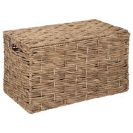 Mala ORIGINES bege em r&aacute;fia 46x76cm