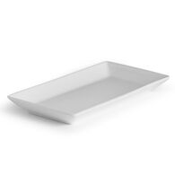Travessa retangular em porcelana 30,5x15,5cm