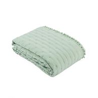 Edredão BEAR  reversível verde água e cinza 140x220cm