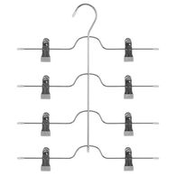 Cabide para calças em metal com pinças