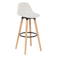 Banco de bar MAXON branco 92,5cm