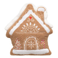 Almofada decorativa casinha gengibre castanha 35x40cm