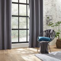 Cortina opaca cinza escura 140x260cm