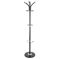 Cabide de p&eacute; com suporte para guarda chuva
