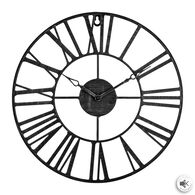 Relógio decorativo de parede preto VINTAGE 36,5cm,  Relógio decorativo de parede preto VINTAGE 36,5cm