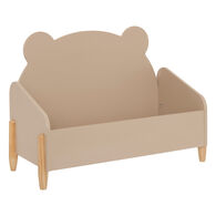 Caixa de arruma&ccedil;&atilde;o urso DOUCEUR bege