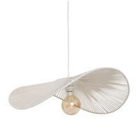 Candeeiro de teto ADELIA branco 58cm