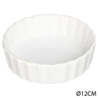 Forma p/ tartelette branca em cerâmica,  Forma p/ tartelette branca em cerâmica