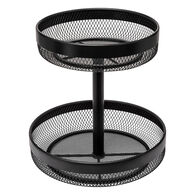 Fruteira MAYAJ preto com 2 níveis