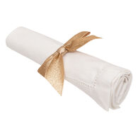 Conjunto de 2 argolas para guardanapo com laço dourado,  Conjunto de 2 argolas para guardanapo com laço dourado