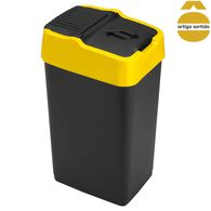 Ecoponto com tampa basculante 18l,  Ecoponto com tampa basculante 18l