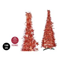 Árvore De Natal Com Fitas Bronze Mate 150cm,  Árvore De Natal Com Fitas Bronze Mate 150cm