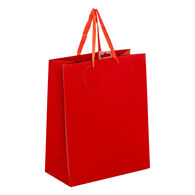 Saco de oferta vermelho com brilhantes 33x13,7cm