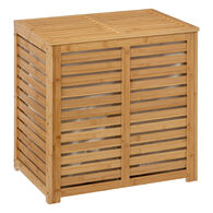 Cesto wc duplo bambu 100l,  Cesto wc duplo bambu 100l