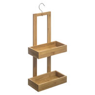 Suporte wc com 2 n&iacute;veis em bambu