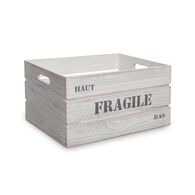Caixa de madeira FRAGILE 31x21x16cm