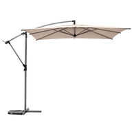 Guarda-sol MANOA descentrado bege ble 2,5x2,5m