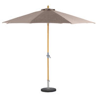 Guarda-sol redondo TINAEI taupe 2,60x3m