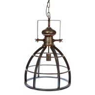 Candeeiro de teto niko em metal preto