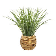 Vaso com planta artificial 48,5cm