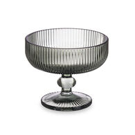 Ta&ccedil;a de gelado riscas verde em vidro 31cl