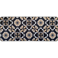 Tapete impermeável CARMEN preto 50x120cm,  Tapete impermeável CARMEN preto 50x120cm
