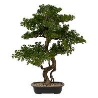 Planta bonsai artificial com vaso 86cm