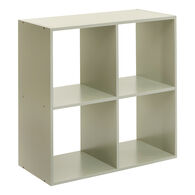 Estante MIX N MODUL verde com 4 nichos