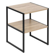 Mesa de cabeceira em mdf e metal ALIAJ