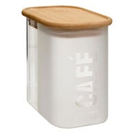 Frasco para café em vidro e bambu 0,72l,  Frasco para café em vidro e bambu 0,72l