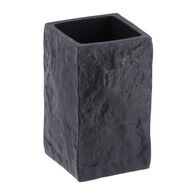 Copo wc preto efeito pedra