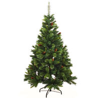 Árvore de natal ROYAL MAJESTIC verde com pinhas 180cm,  Árvore de natal ROYAL MAJESTIC verde com pinhas 180cm