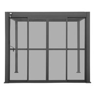 Portas para p&eacute;rgola EVORA cinza escuro 3,6m