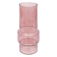 Jarra ELLA rosa de vidro 25cm