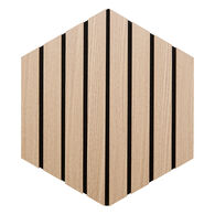 Conjunto de 3 pain&eacute;is decorativos hexagonal COLVA natural