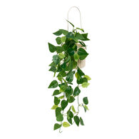 Vaso suspenso POOLSIDE com planta artifical 82cm
