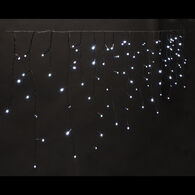 Cortina luminosa de natal branco frio 360 leds