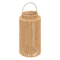 Lanterna FLO bege em sisal 30cm,  Lanterna FLO bege em sisal 30cm