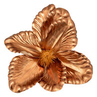 Flor magn&oacute;lia com mola 22cm