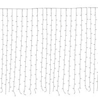 Cortina de natal 425LED branco quente 250cm