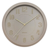 Relógio de parede ALIZEE taupe 30,5cm,  Relógio de parede ALIZEE taupe 30,5cm