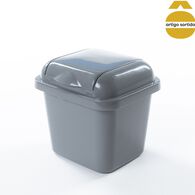 Balde para bancada com tampa basculante