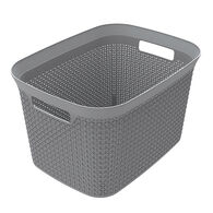 Cesto de arruma&ccedil;&atilde;o MODE cinza 25l