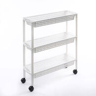 Carrinho de cozinha ALTHEA branco com 3 cestos