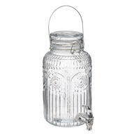 Frasco com torneira MONA em vidro 3,8l