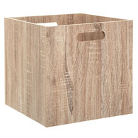 Caixa de arrumação carvalho natural 31x31cm,  Caixa de arrumação carvalho natural 31x31cm