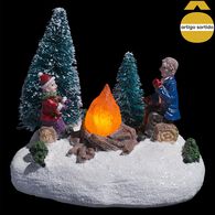 Cenário natalício com leds