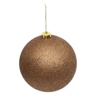 Bola de natal maxi castanha 15cm,  Bola de natal maxi castanha 15cm