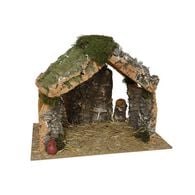 Cabana para presépio com cortiça,  Cabana para presépio com cortiça