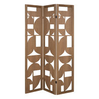 Biombo HERNAN castanho 170x121cm